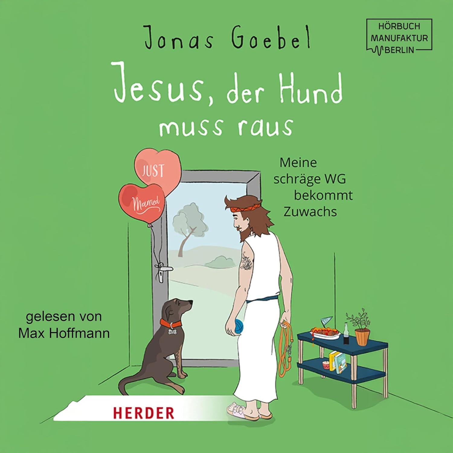 Endlich da: Das Hörbuch zu „Jesus, der Hund muss raus“